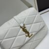 6930d2926e68136f4d9b0ec5 New Arrival with Box 💰 From Rosé's Back View, See How Beautiful the YSL Trapezoid Shoulder Bag Is! ||| Gold Logo + Diamond Quilting Trapezoidal Silhouette
