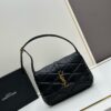 6930d2956e68136f4d9b0ec9 New Arrival with Box 💰 From Rosé's Back View, See How Beautiful the YSL Trapezoid Shoulder Bag Is! ||| Gold Logo + Diamond Quilted Trapezoidal Silhouette