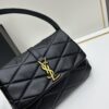 6930d2986e68136f4d9b0ece New Arrival with Box 💰 From Rosé's Back View, See How Beautiful the YSL Trapezoid Shoulder Bag Is! ||| Gold Logo + Diamond Quilted Trapezoidal Silhouette