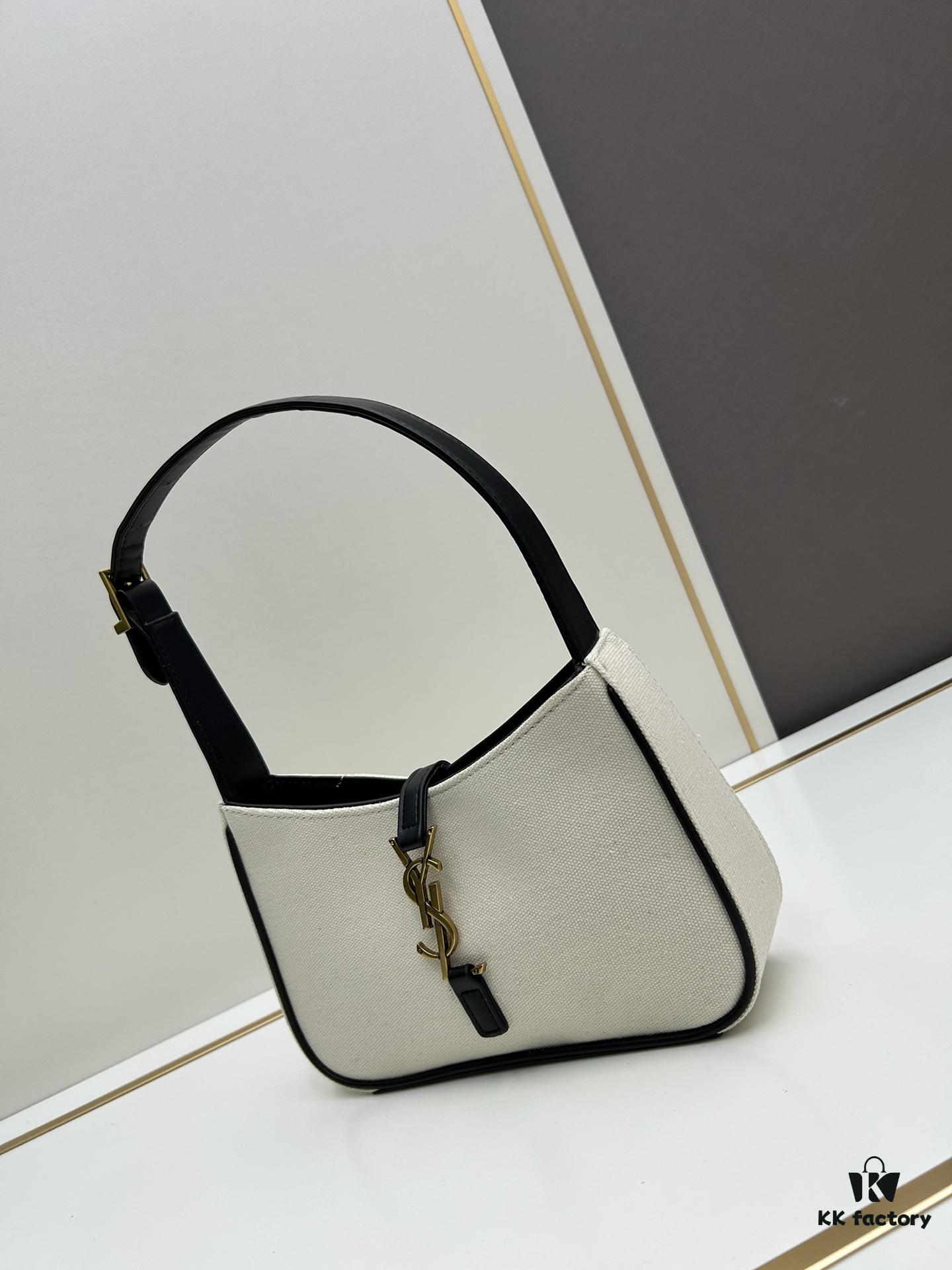 6930d2a16e68136f4d9b0edb New YSL Saint Laurent Canvas Shoulder Bag with Box, Inspired by 1970s Retro Design and Rive Gauche Spirit