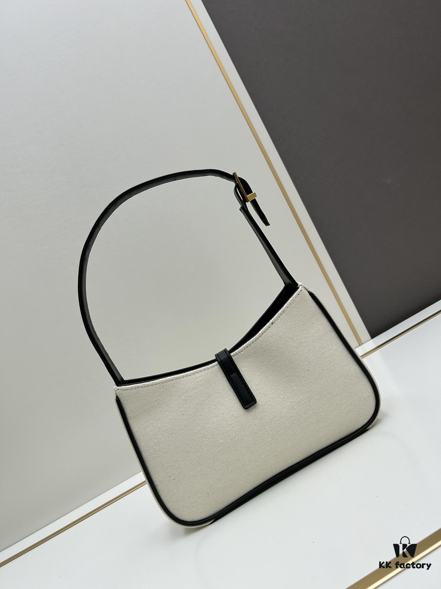 6930d2a16e68136f4d9b0edc New YSL Saint Laurent Canvas Shoulder Bag with Box, Inspired by 1970s Retro Design and Rive Gauche Spirit