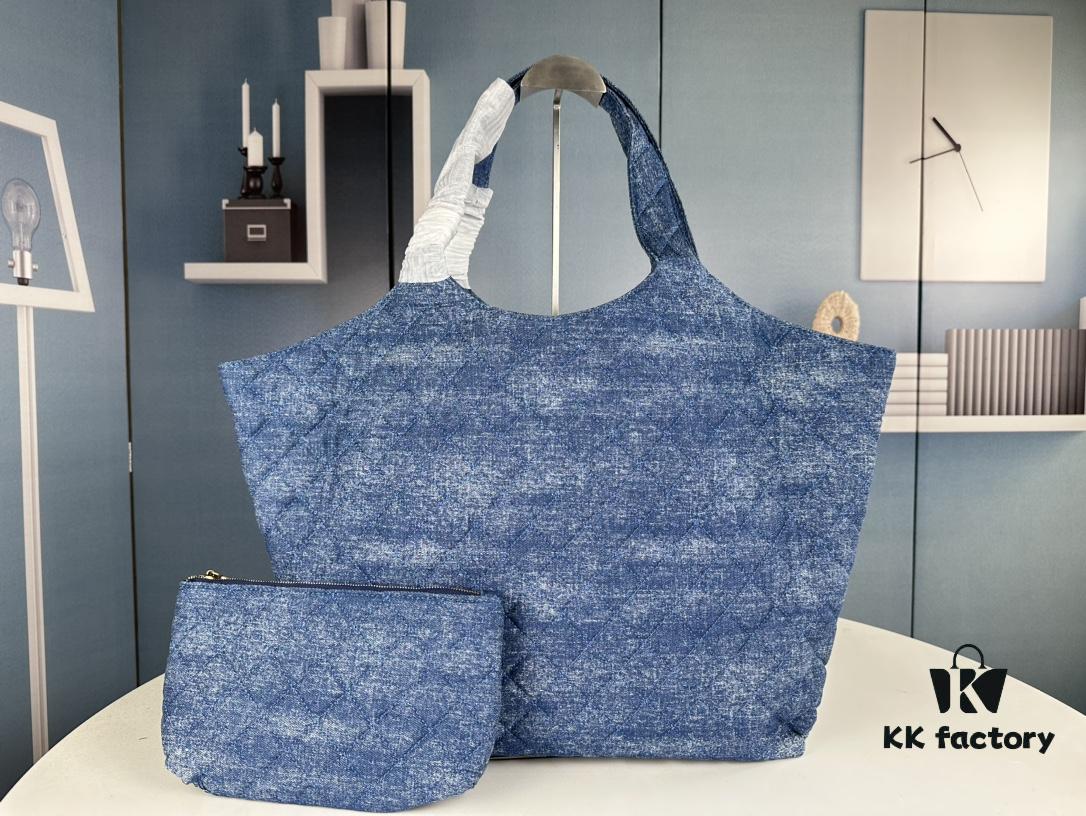 6930d2ad6e68136f4d9b0eec New YSL Shopping Bag in Beautiful Blue Denim – Absolutely Stunning!