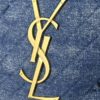 6930d2ae6e68136f4d9b0eef New YSL Shopping Bag in Beautiful Blue Denim – Absolutely Stunning!