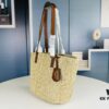 New YSL Straw Tote Shopping Bag