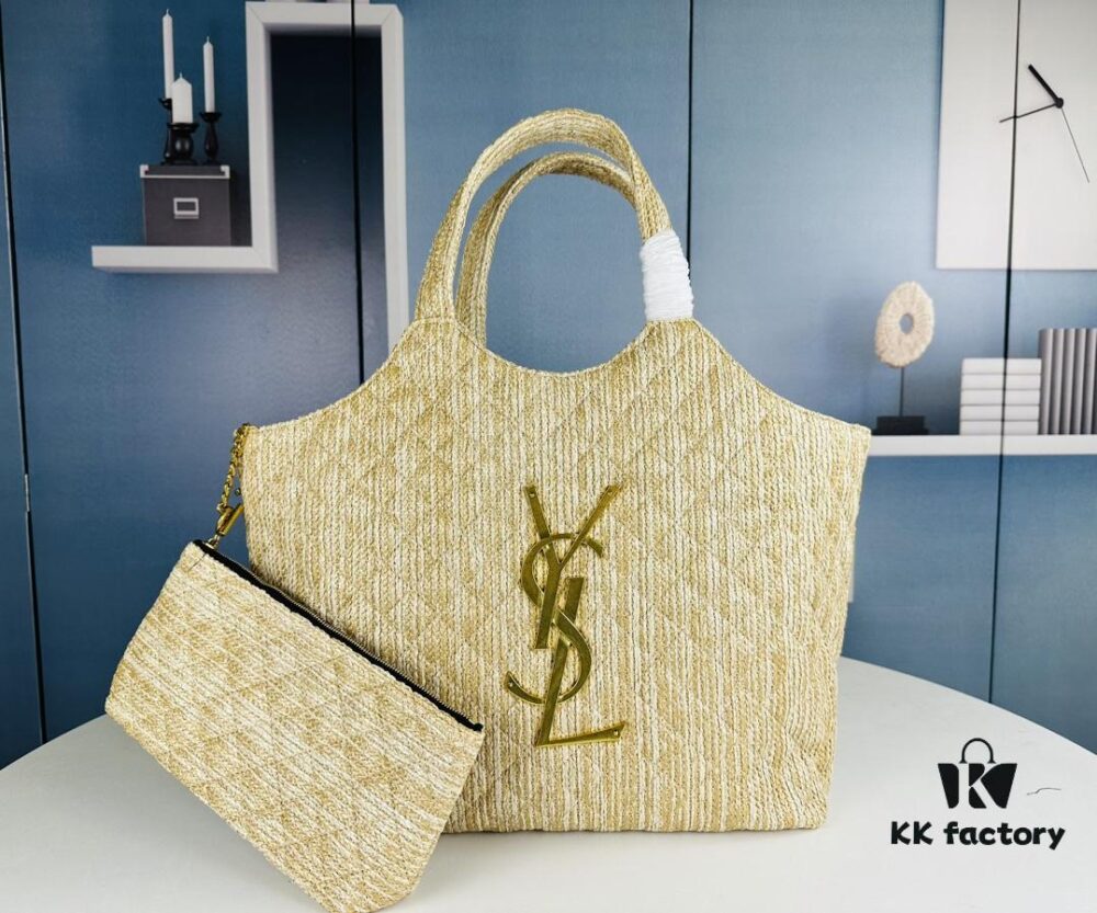 6930d2bf6e68136f4d9b0f09 New YSL Oversized Logo Quilted Tote Bag