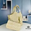 New YSL Oversized Logo Quilted Tote Bag