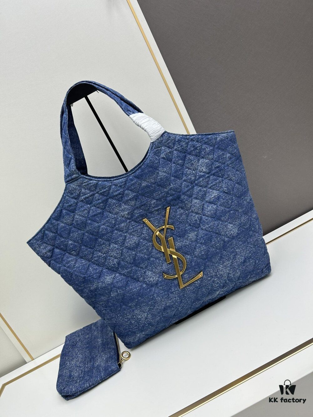 6930d2ca6e68136f4d9b0f1d New Arrival YSL Shopping Bag is Amazing! Beautiful Blue Denim with Huge Capacity and Latest Trend