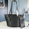 6930d2cb6e68136f4d9b0f1e New YSL Straw Tote Shopping Bag