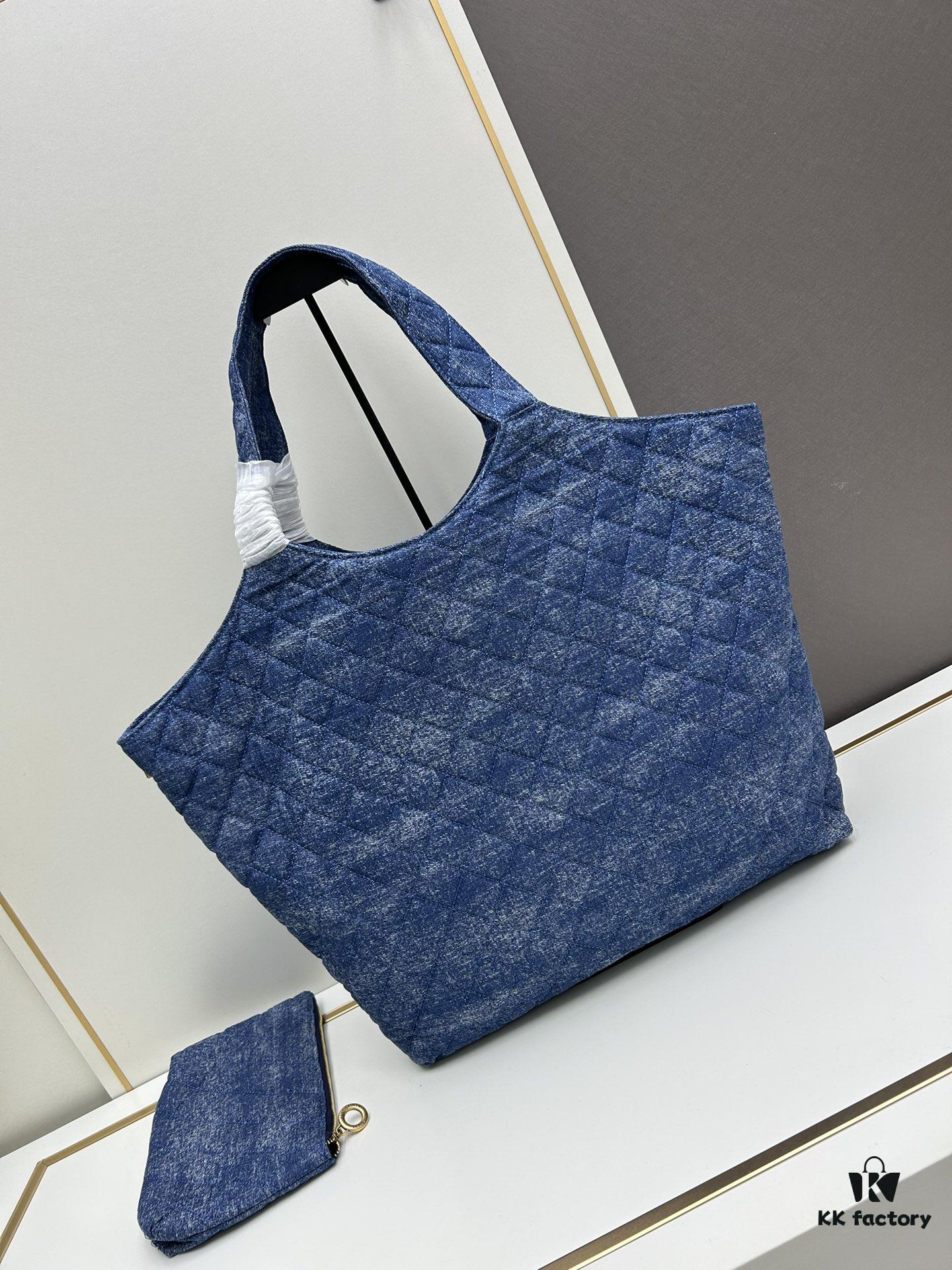 6930d2cb6e68136f4d9b0f1f New Arrival YSL Shopping Bag is Amazing! Beautiful Blue Denim with Huge Capacity and Latest Trend