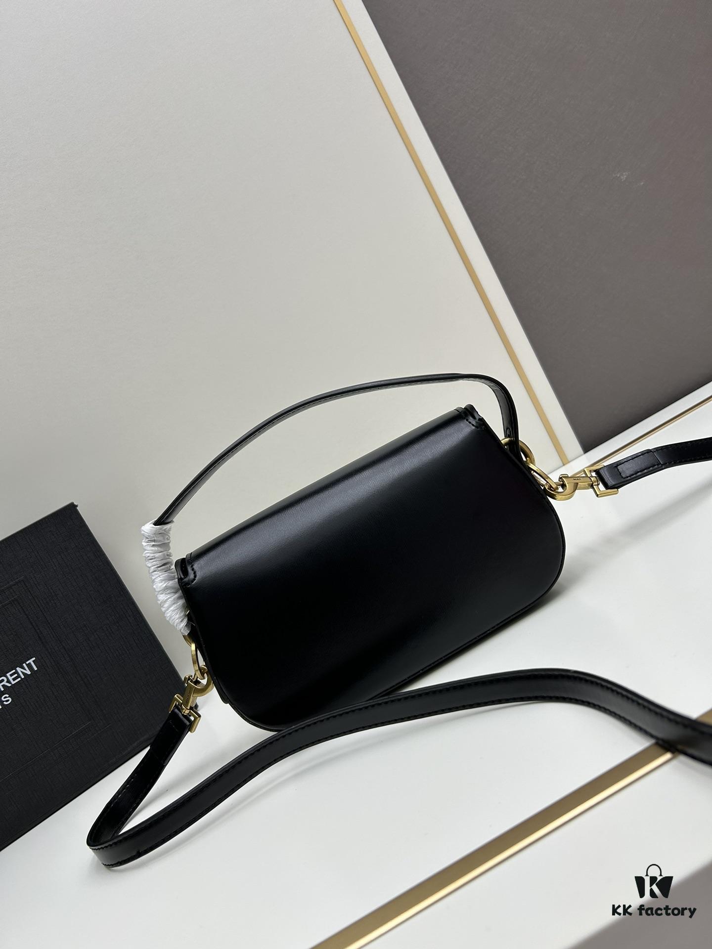 6930d2d76e68136f4d9b0f2f New Arrival with Box 💰 Cool & Chic! YSL 2024 Voltair Box Leather Crossbody Bag