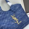 6930d2d86e68136f4d9b0f32 New Arrival YSL Shopping Bag is Amazing! Beautiful Blue Denim with Huge Capacity and Latest Trend