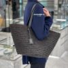 6930d2e36e68136f4d9b0f47 New YSL Straw Tote Shopping Bag