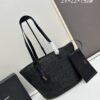 6930d2e76e68136f4d9b0f4c New YSL Straw Tote Shopping Bag