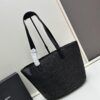 6930d2e76e68136f4d9b0f4d New YSL Straw Tote Shopping Bag