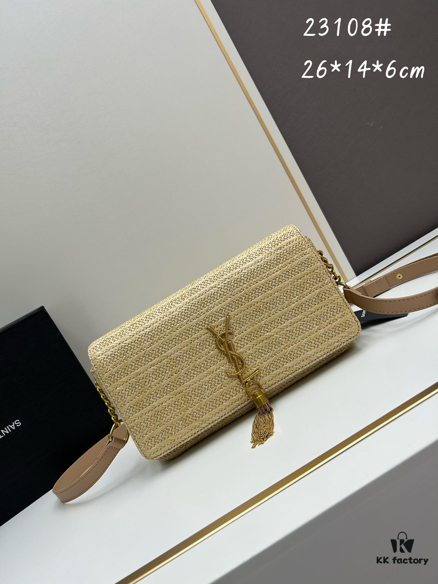 6930d31a6e68136f4d9b0f9f Bestseller YSL New Raffia Woven Tassel Bag! Summer Beach Happiness