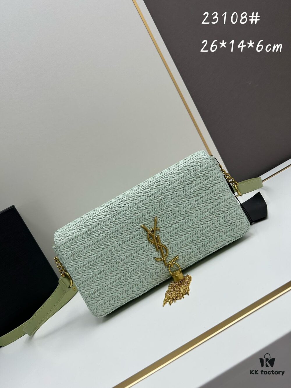 Bestseller YSL New Raffia Woven Tassel Bag! Summer Beach Happiness
