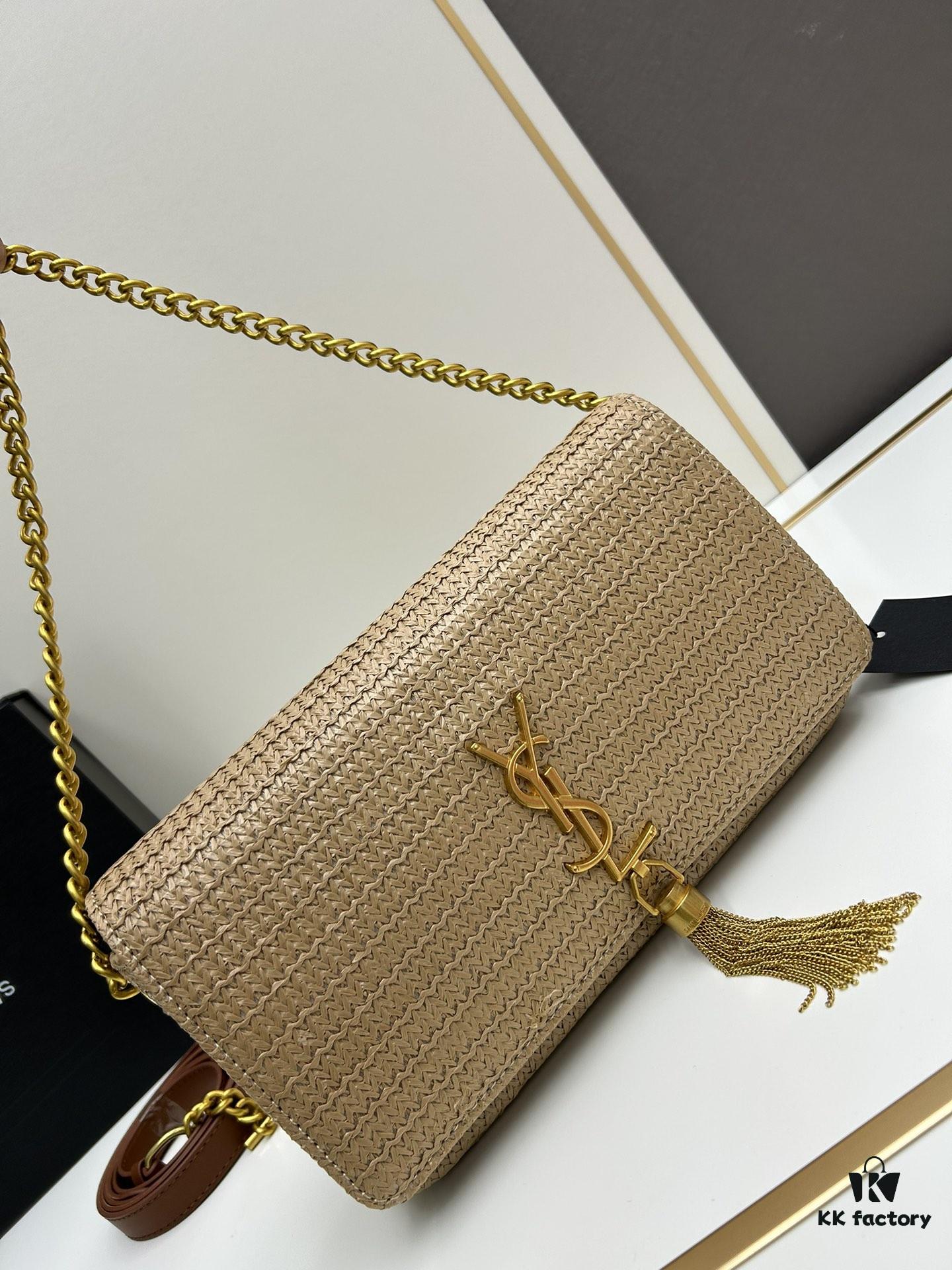 6930d3286e68136f4d9b0fb0 Hot YSL New Raffia Woven Tassel Bag! Summer Beach Joy