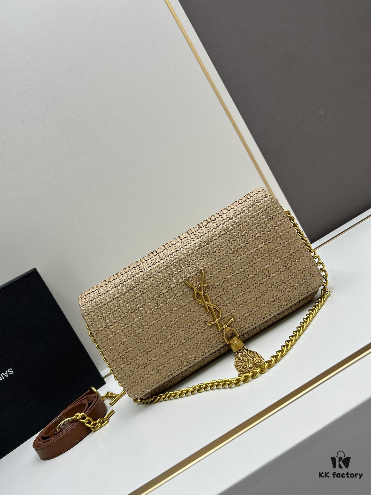 6930d3286e68136f4d9b0fb2 Hot YSL New Raffia Woven Tassel Bag! Summer Beach Joy