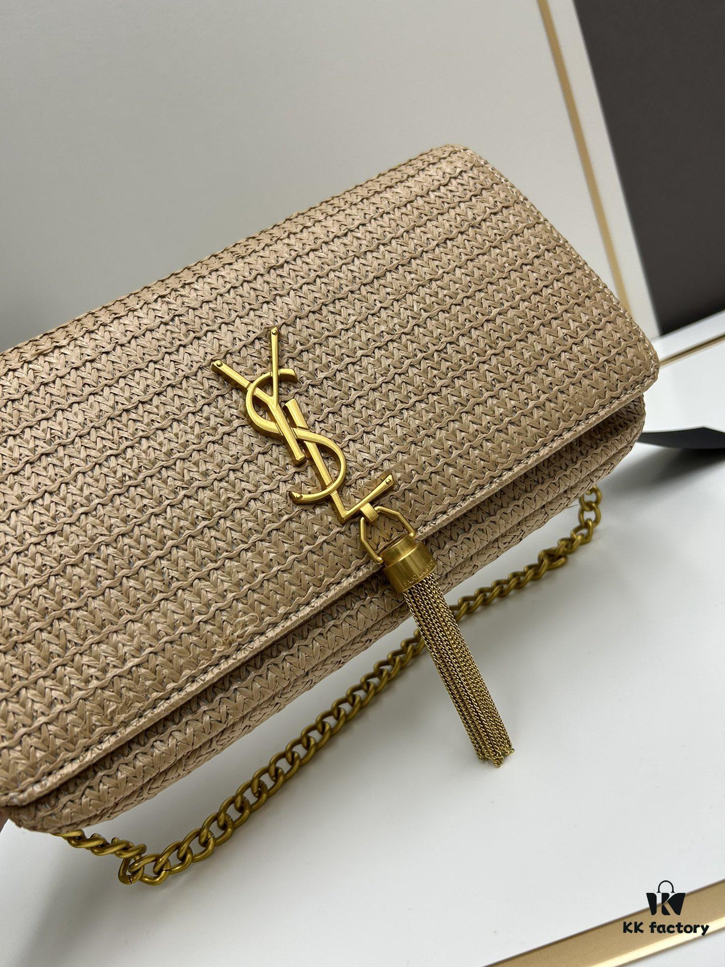 6930d3296e68136f4d9b0fb5 Hot YSL New Raffia Woven Tassel Bag! Summer Beach Joy