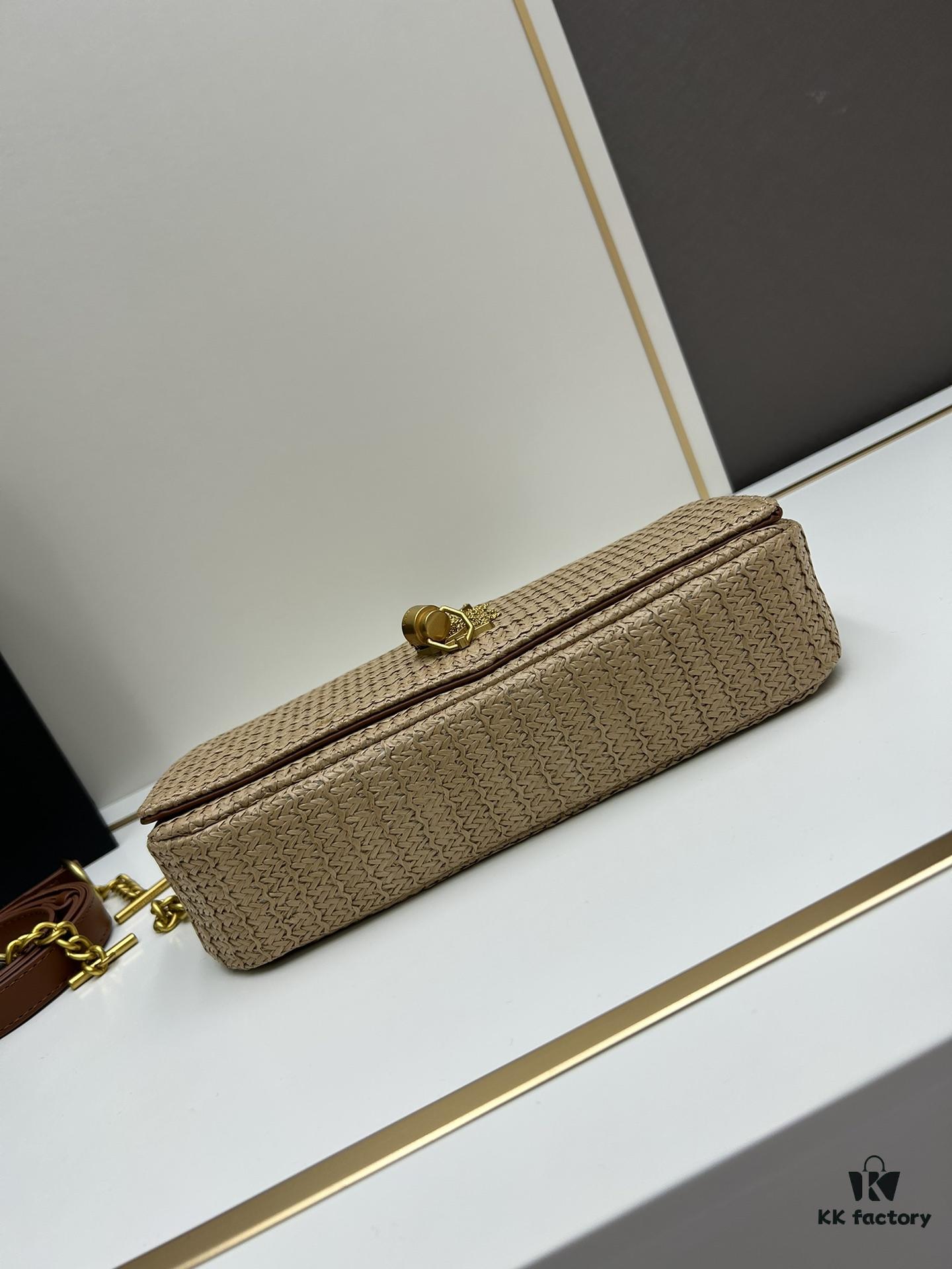 6930d32b6e68136f4d9b0fb6 Hot YSL New Raffia Woven Tassel Bag! Summer Beach Joy