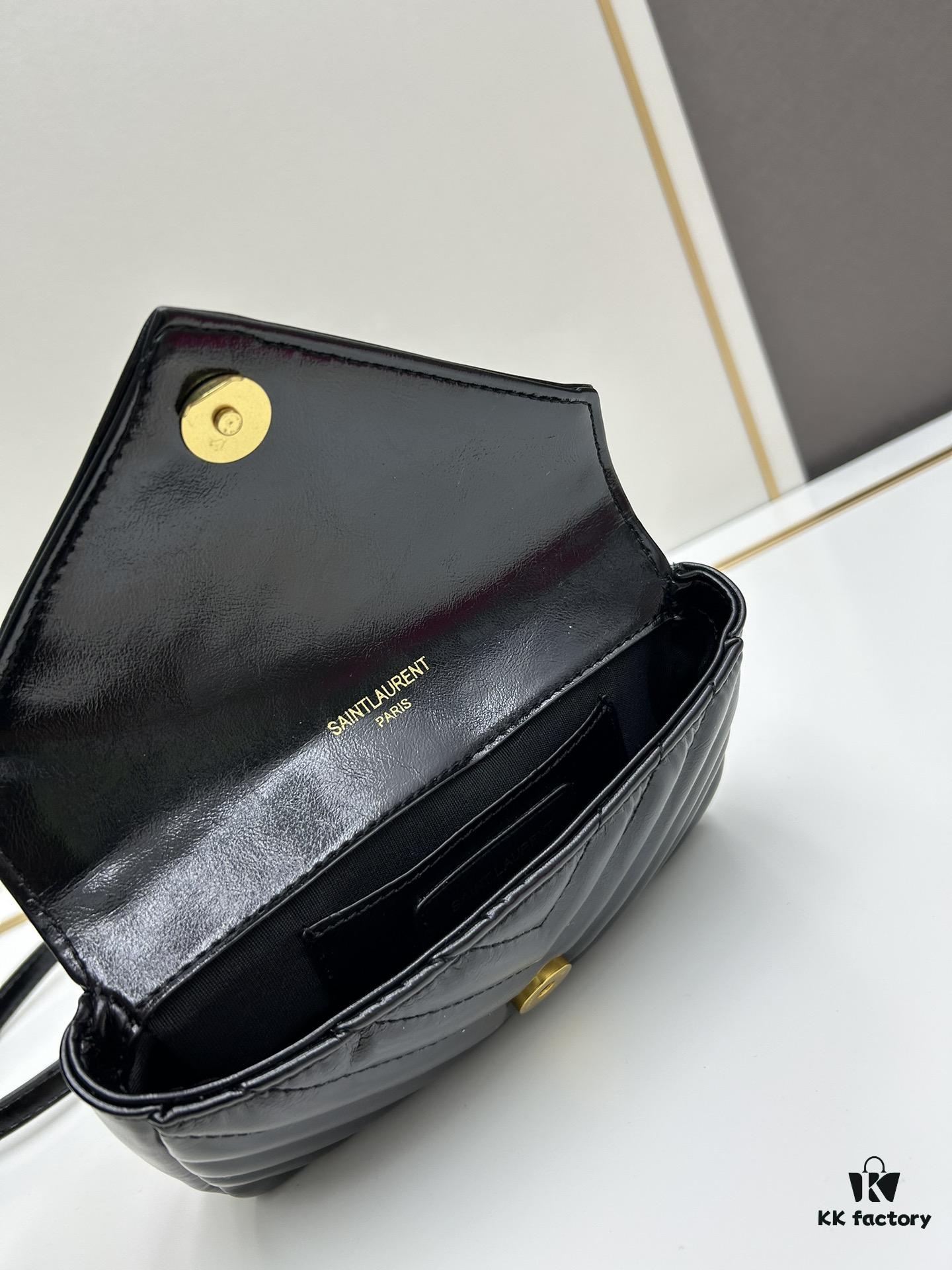 6930d34a6e68136f4d9b0fe0 New Arrival YSL Mini College Sling Bag in Wax-Calf Leather
