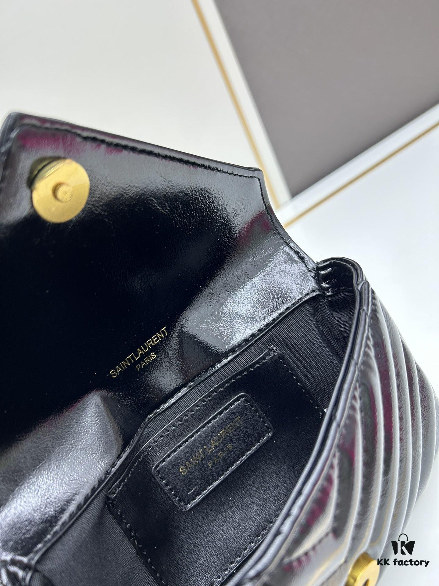 6930d34a6e68136f4d9b0fe1 New Arrival YSL Mini College Sling Bag in Wax-Calf Leather