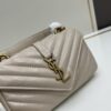6930d3536e68136f4d9b0fef YSL Mini College Messenger Bag in Oiled Wax Leather - Style No. 6126
