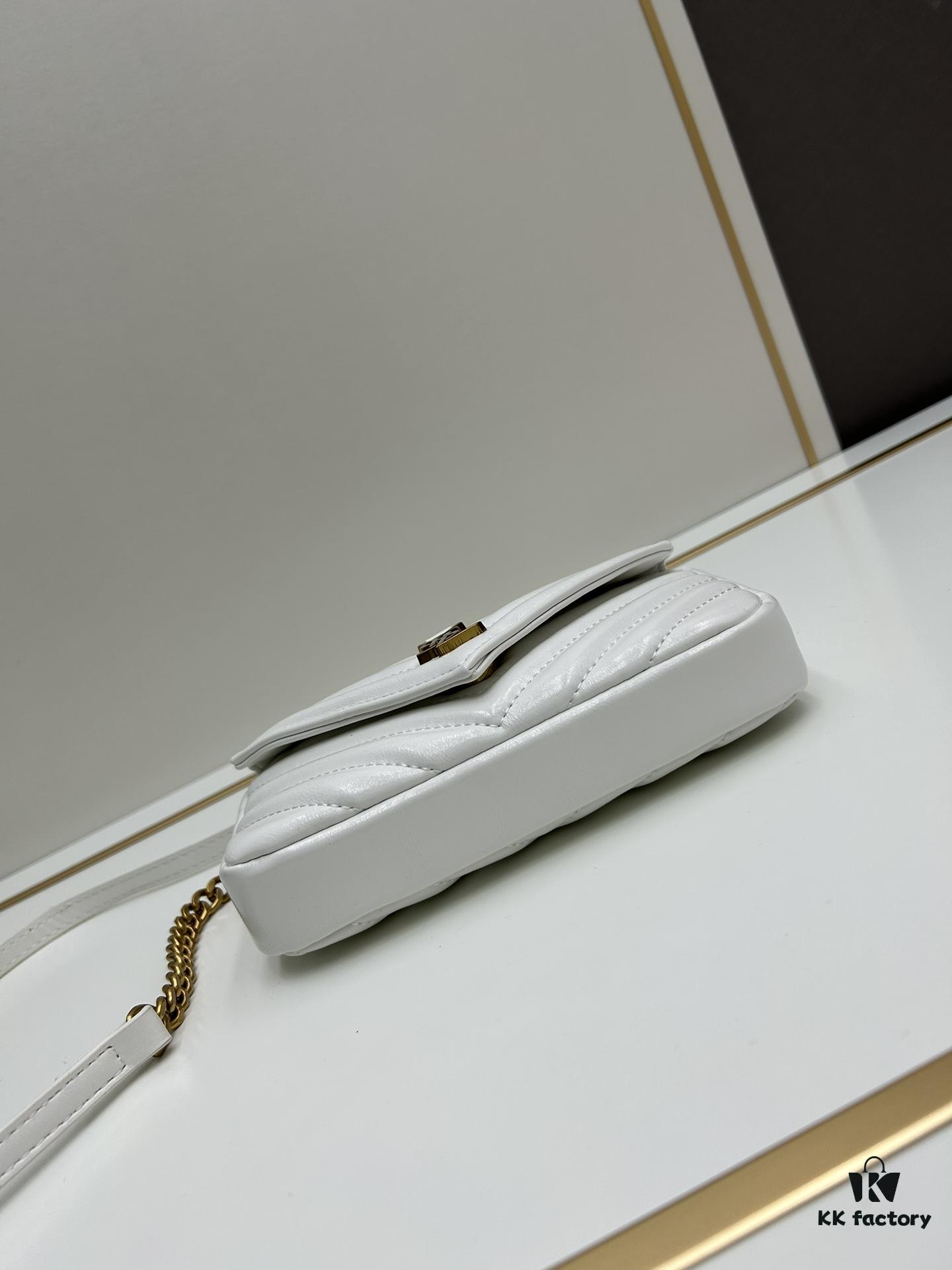 6930d3576e68136f4d9b0ff8 New Arrival YSL Mini College Messenger Bag in Waxed Calfskin - Style No. 6126