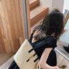 6930d3cf6e68136f4d9b10a4 New Arrival YSL Saint Laurent Rattan Tote Shopping Bag