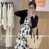 6930d3e06e68136f4d9b10b7 New Arrival YSL Saint Laurent Rattan Tote Shopping Bag