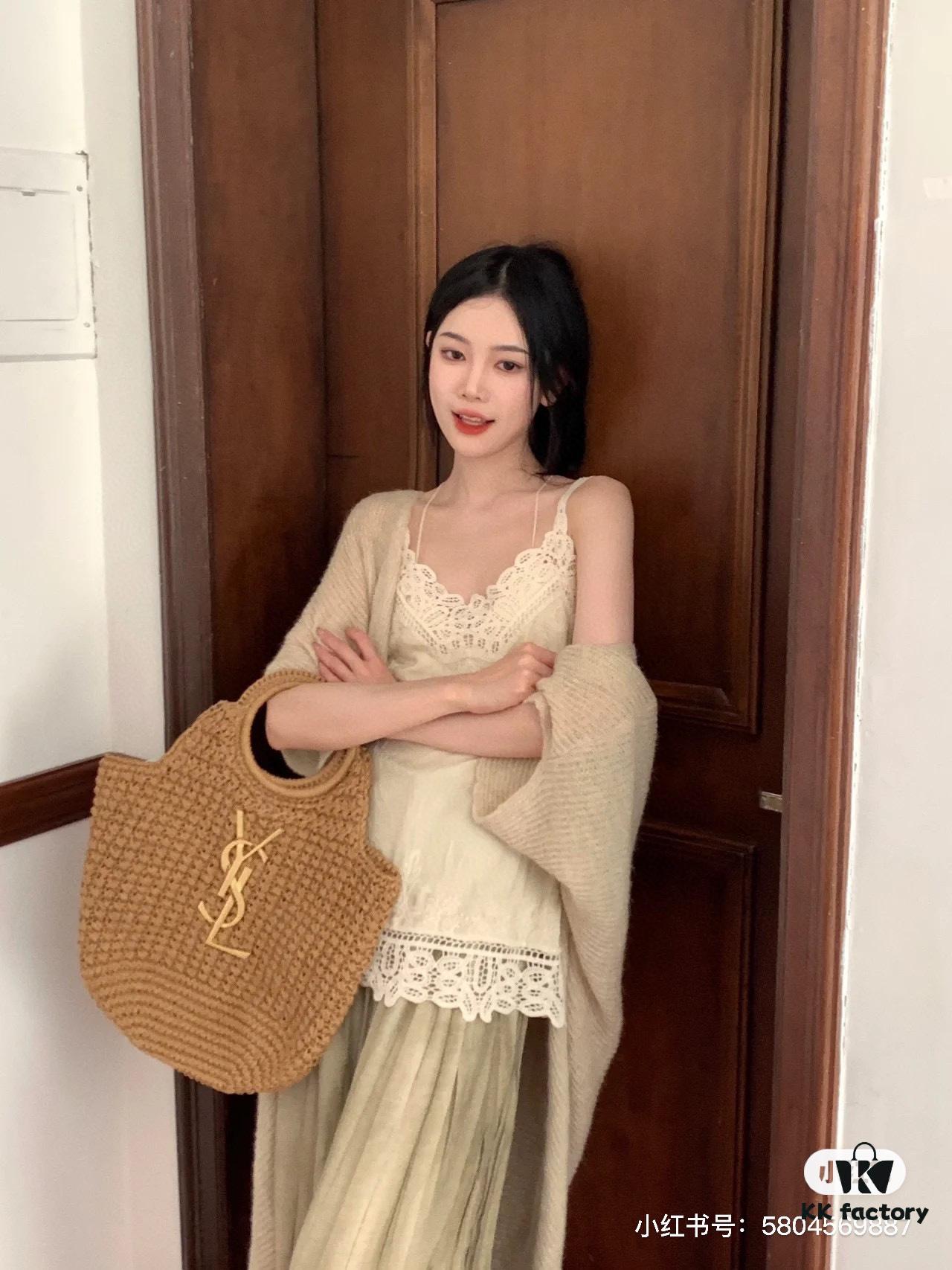 6930d3e46e68136f4d9b10be New YSL Straw Bag – Must-Have for Summer
