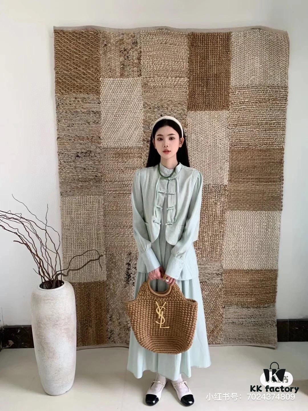 6930d3e96e68136f4d9b10c2 New YSL Straw Bag – Must-Have for Summer