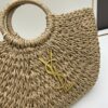 6930d3fe6e68136f4d9b10d6 New Medium Size YSL Straw Woven Bag with Zipper - Perfect for Summer Beach Style