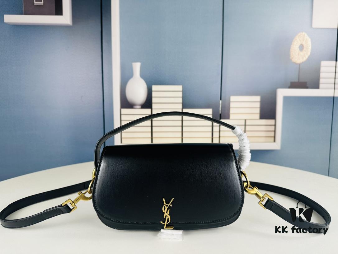 6930d4126e68136f4d9b10ec New Arrival with Box 💰 Cool and Stylish! YSL 2024 Voltair Box Leather Crossbody Bag