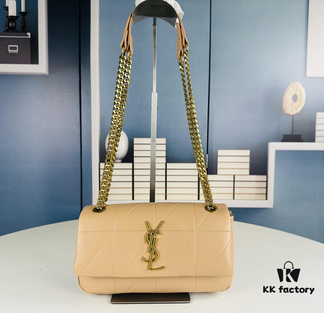 6930d41e6e68136f4d9b1100 New Arrival YSL Saint Laurent JAMIE Medium 25cm Suede and Lambskin Crossbody Bag