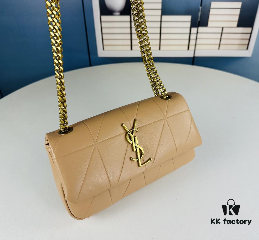 6930d4226e68136f4d9b1104 New Arrival YSL Saint Laurent JAMIE Medium 25cm Suede and Lambskin Crossbody Bag