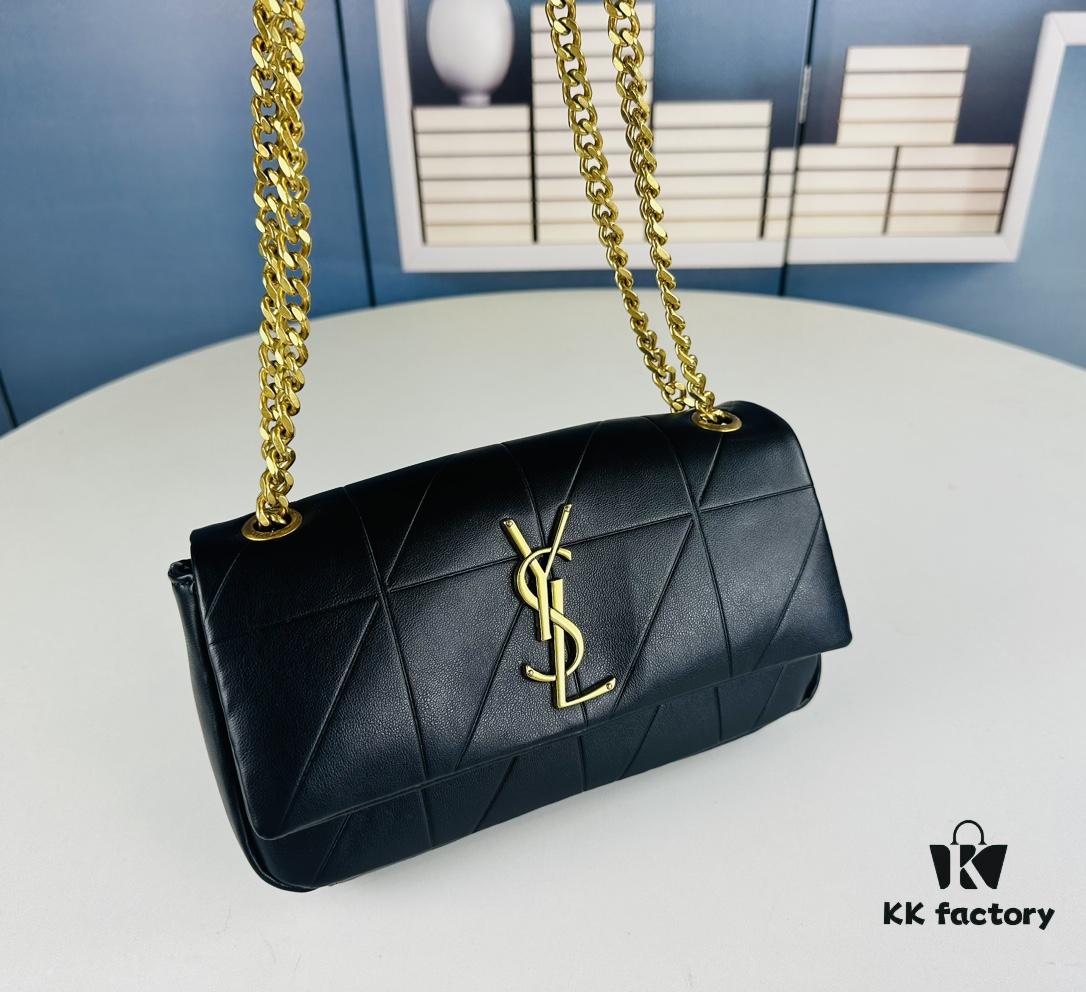 6930d4276e68136f4d9b110a New Arrival YSL Saint Laurent JAMIE Medium 25cm Suede and Leather Crossbody Bag