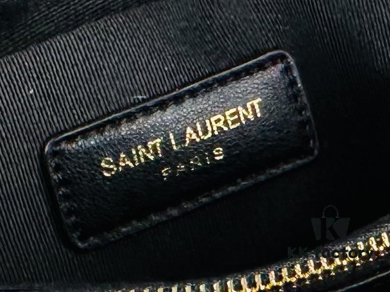 6930d4286e68136f4d9b110e New Arrival YSL Saint Laurent JAMIE Medium 25cm Suede and Leather Crossbody Bag