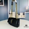 6930d4286e68136f4d9b110f New Arrival YSL Saint Laurent JAMIE Medium 25cm Suede and Leather Crossbody Bag