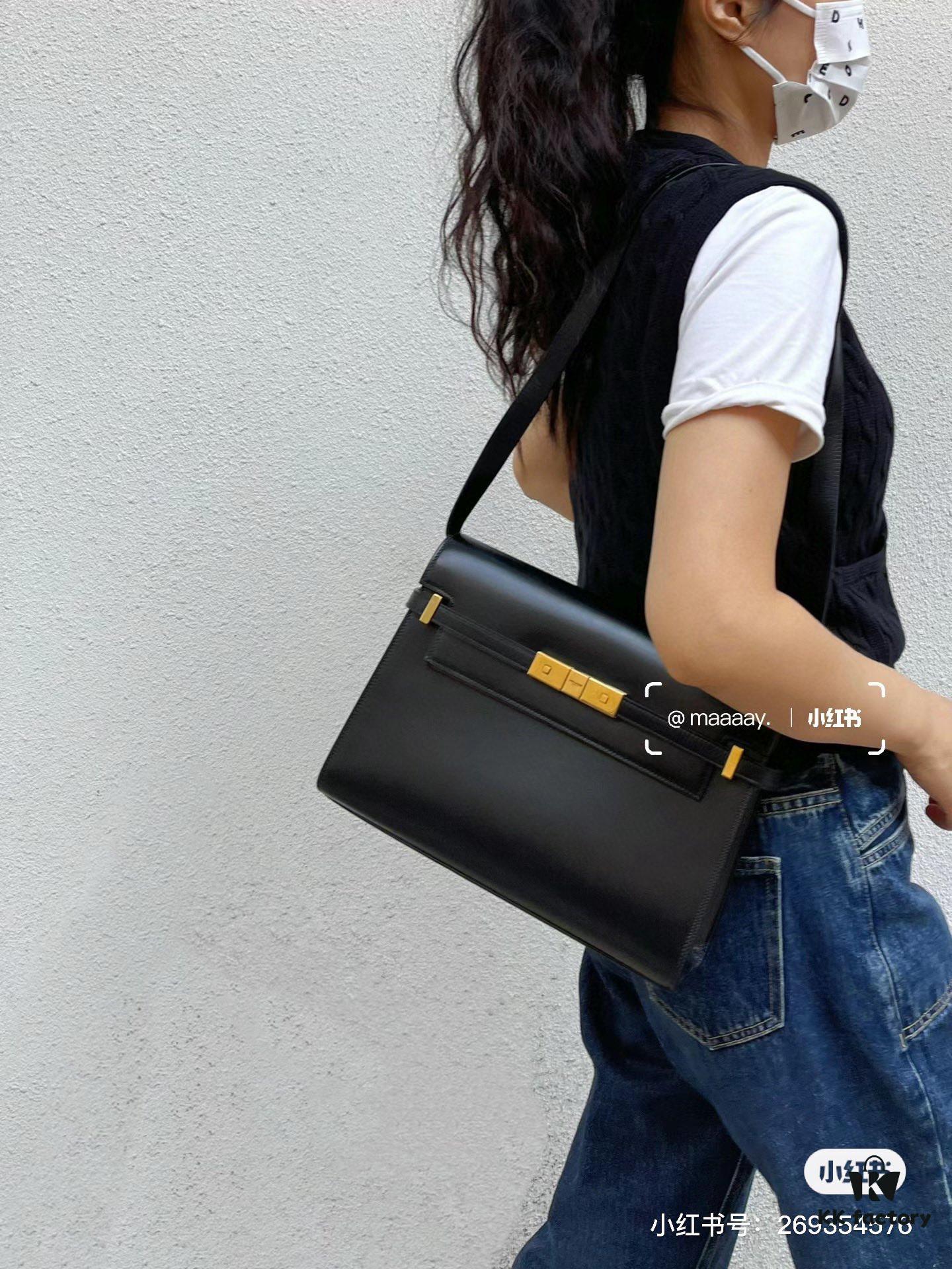 6930d4446e68136f4d9b1128 New Arrival with Box 270 Batch 💰 Saint Laurent YSL Manhattan Medium Bag ||| The Ultimate Commuter Icon, Radiating Confidence
