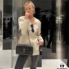 New Arrival YSL Saint Laurent JAMIE Medium 25cm Suede and Leather Shoulder Bag