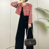 New Arrival YSL Saint Laurent JAMIE Medium 25cm Suede and Leather Shoulder Bag