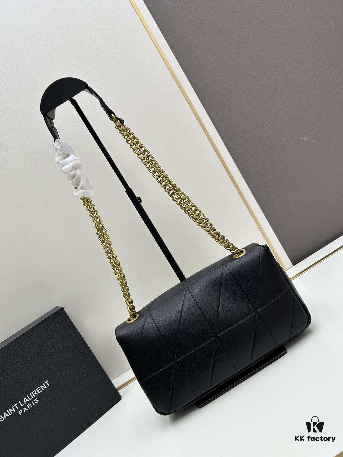 6930d45b6e68136f4d9b113f New Arrival YSL Saint Laurent JAMIE Medium 25cm Suede and Lambskin Crossbody Bag