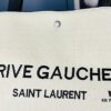 YSL Saint Laurent Woven Shopping Tote Basket Bag