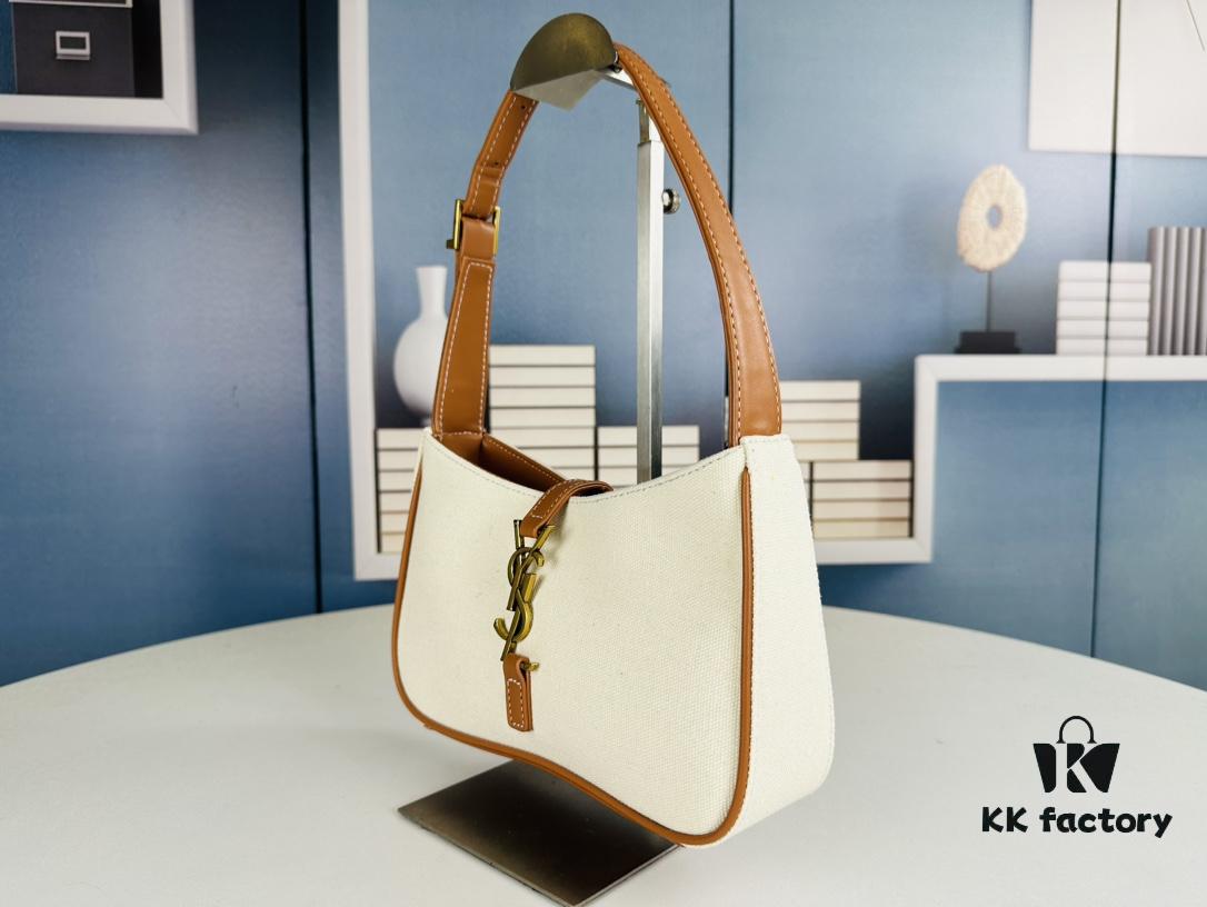 6930d47e6e68136f4d9b1168 New YSL Saint Laurent Canvas Shoulder Bag with Box | 70s-Inspired Retro Design | Rive Gauche Collection