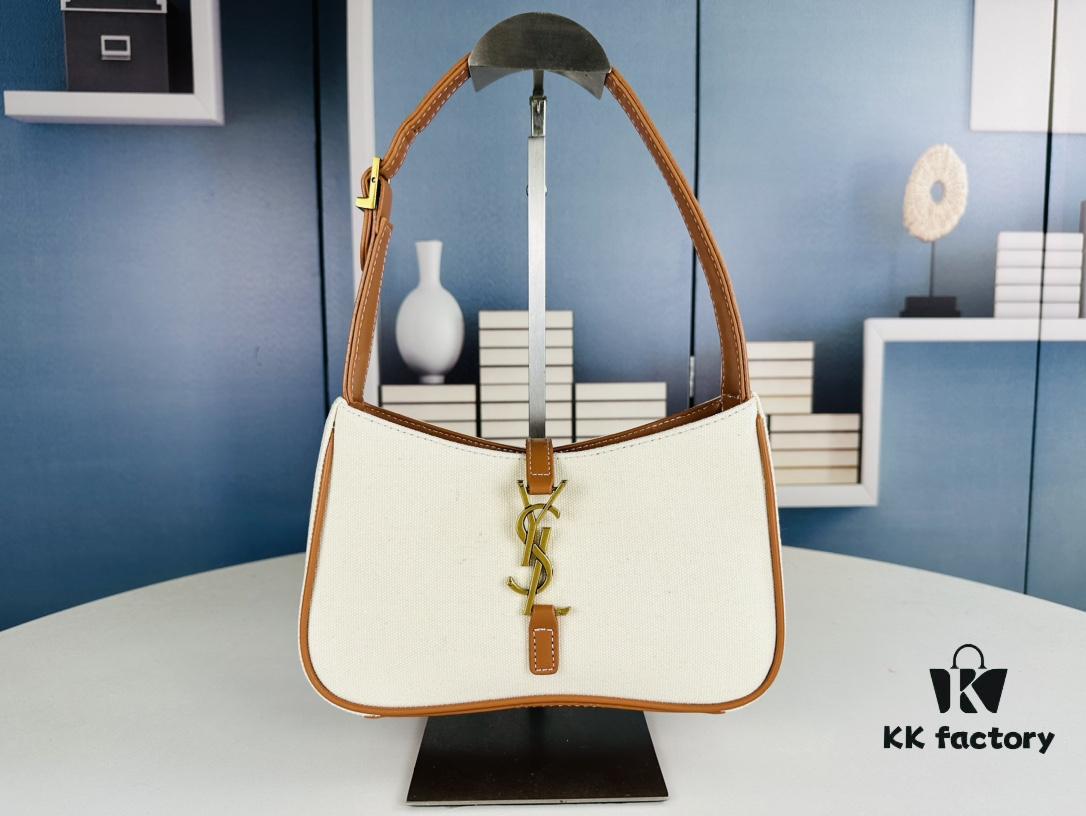 6930d47e6e68136f4d9b1169 New YSL Saint Laurent Canvas Shoulder Bag with Box | 70s-Inspired Retro Design | Rive Gauche Collection