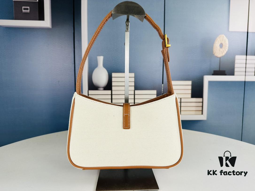 6930d47f6e68136f4d9b116a New YSL Saint Laurent Canvas Shoulder Bag with Box | 70s-Inspired Retro Design | Rive Gauche Collection