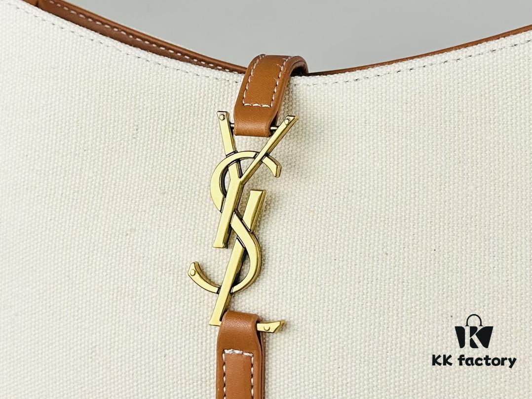 6930d4806e68136f4d9b116d New YSL Saint Laurent Canvas Shoulder Bag with Box | 70s-Inspired Retro Design | Rive Gauche Collection
