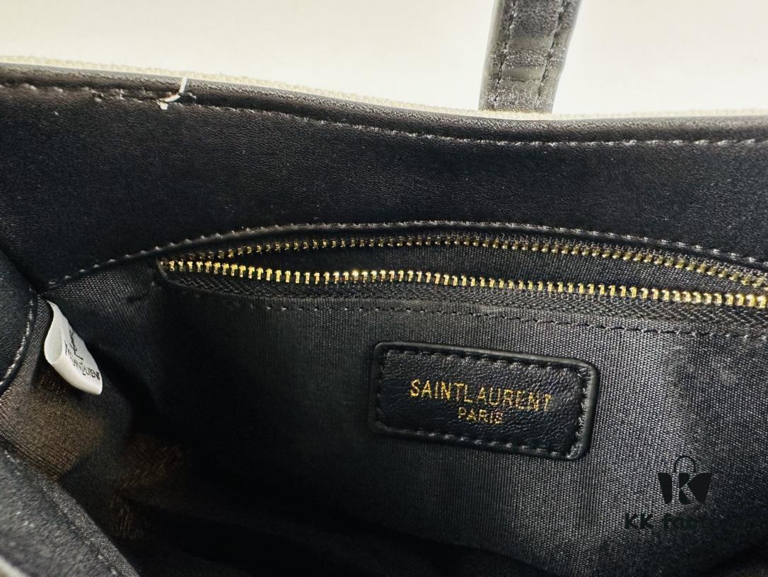 New Arrival with Box 💰||| YSL Saint Laurent Canvas Shoulder Bag, First-Ever Canvas Shoulder Bag, This Square-Shaped Design Brings Endless Surprise