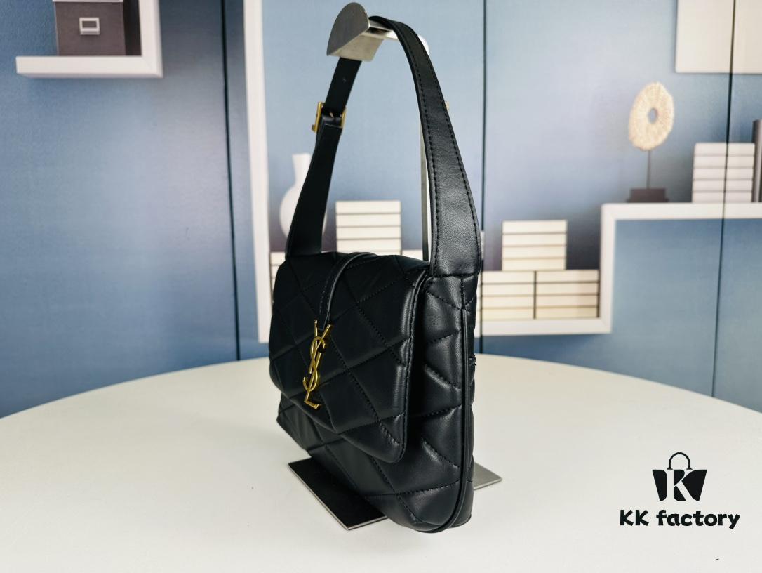 6930d49a6e68136f4d9b1195 New Arrival with Box 💰 See How Beautiful the YSL Trapezoid Shoulder Bag Looks from Rosé's Back View!